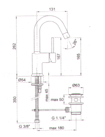 Fantini Cafe Robinet Mitigeur