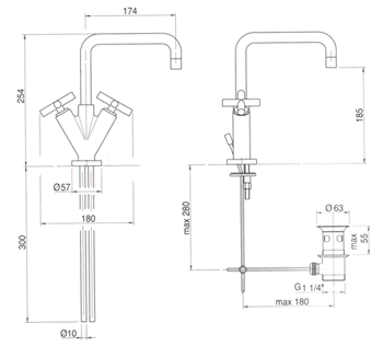 Robinet Mitigeur, Douches, Lavabos