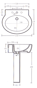 Vasques Ceramica Esedra Poing