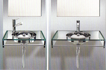 lavabos inox en acier, Lavabos