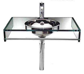 lavabos inox en acier, Lavabos
