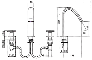 Robinet Mitigeur, Douches, Lavabos