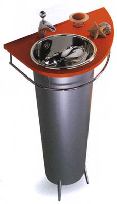 lavabos inox en acier, Lavabos