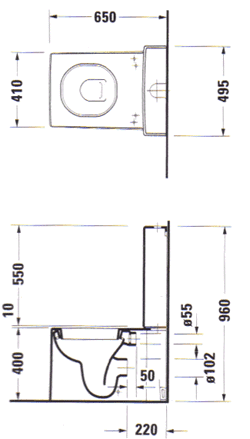 Toilette, Douches