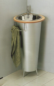 lavabos inox en acier, Lavabos