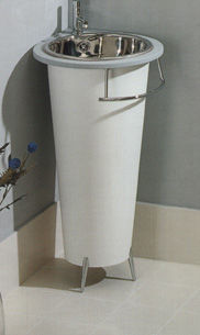lavabos inox en acier, Lavabos