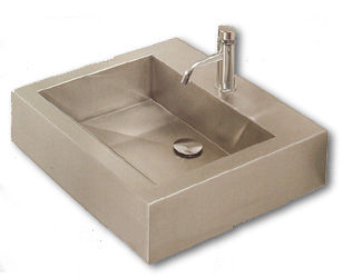 lavabos inox en acier, Lavabos
