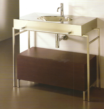 lavabos inox en acier, Lavabos
