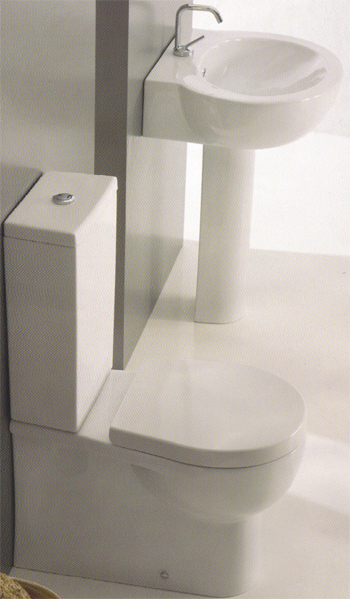 Toilettes Ceramica Esedra Poing