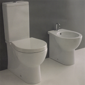 Toilettes Ceramica Esedra Poing
