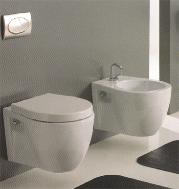 Toilettes Ceramica Esedra Poing