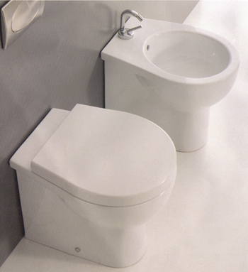 Toilettes Ceramica Esedra Poing
