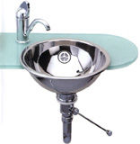 lavabos inox en acier, Lavabos